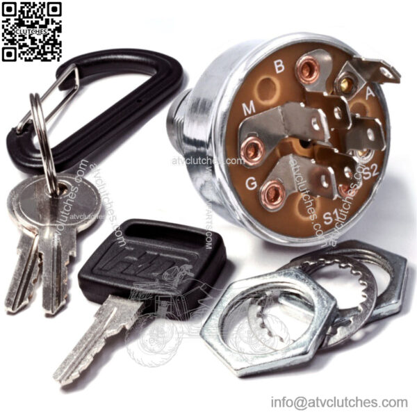 Key Switch Fits John Deere Gator Military TH 6x4 CS CX TS TX 4x2 Gators w/3 KEYS - Image 2