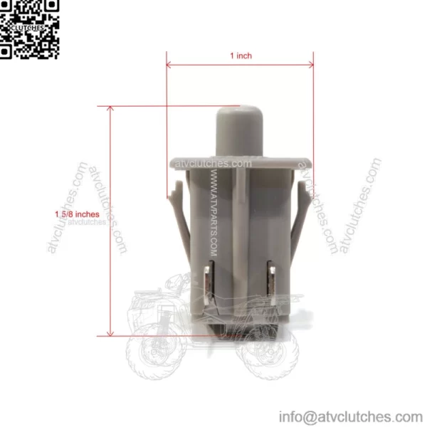 Interlock Seat Switch, 2 Terminals for John Deere X300R Select Series Tractor - Image 2
