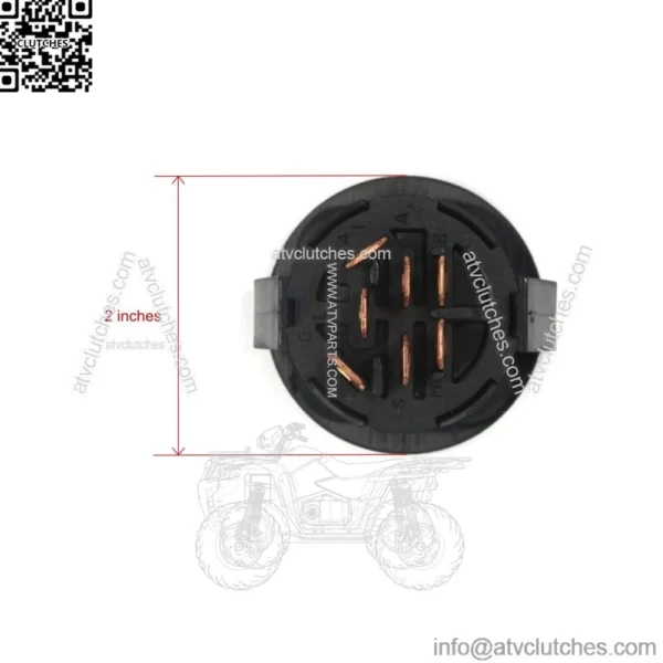 Ignition Switch Starter 4 Positions w/Keys for John Deere 1400-0952, X300R, X394 - Image 2
