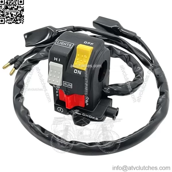 Start Kill Switch Stop Hi Lo Headlight for Honda TRX250 FourTrax 1985 1986 1987 (For: Honda)