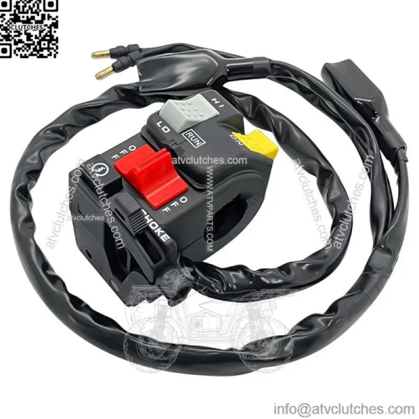 Start Kill Switch Stop Hi Lo Headlight for Honda TRX250 FourTrax 1985 1986 1987 (For: Honda) - Image 3