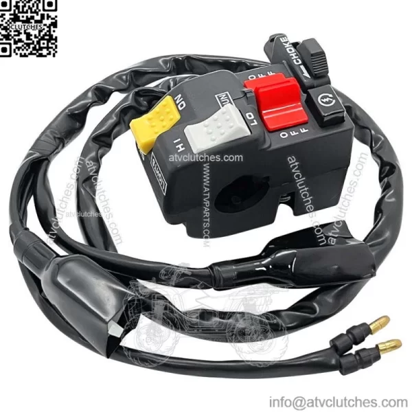 Start Kill Switch Stop Hi Lo Headlight for Honda TRX250 FourTrax 1985 1986 1987 (For: Honda) - Image 4