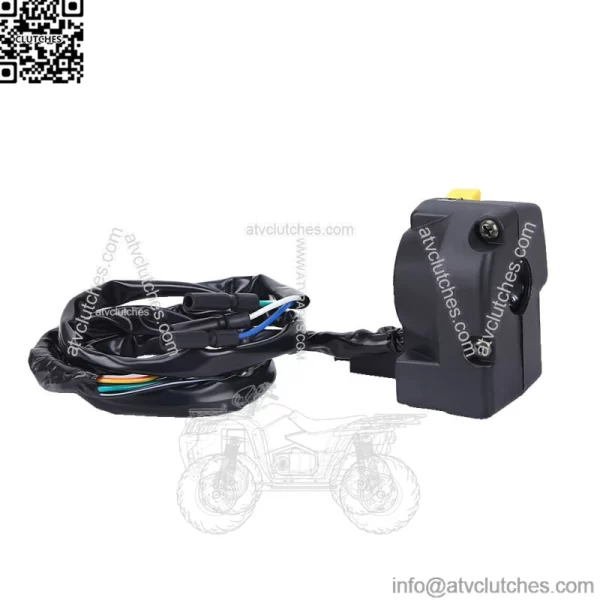 Left Handlebar Kill Switch for Honda FourTrax 300 TRX300 FW 2x4 4x4 1996-00 ATV  (For: Honda) - Image 3