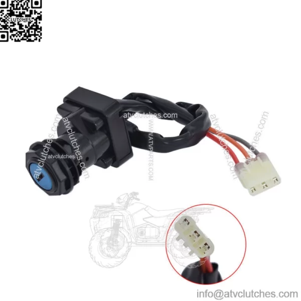 Key Ignition Switch For Arctic Cat 08-11 366 11-12 425 350 13-15 400 450 3313439 - Image 3