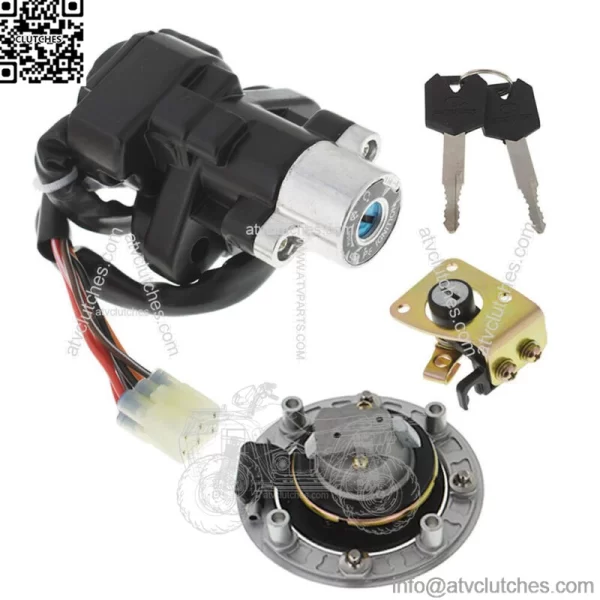 Ignition Switch Gas Cap Cover Seat Lock Key Fit For Suzuki Katana 600 Katana 750 - Image 2