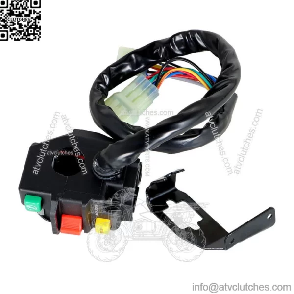 Left Handlebar Switch Start On / Off / Light For 2013-2015 Can-Am Outlander 1000 - Image 4