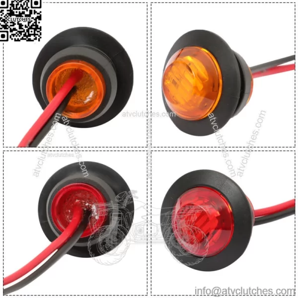 For SXS Kawasaki Mule Teryx 4 Street Legal LED Rocker Switch Turn Signal Kit - Image 4