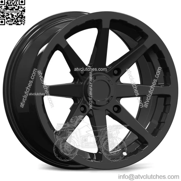 Valor V01 14" Wheels Black Polaris RZR 1000 XP (For: Polaris)