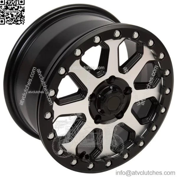 Tusk Uinta Machined Beadlock Wheels Rims Rim 15x7 6+1 Polaris RZR Pro R Turbo R (For: Polaris)