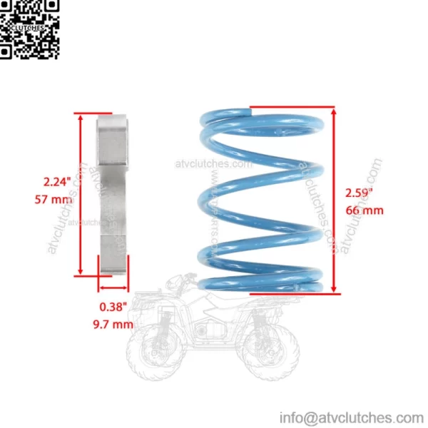 Complete Primary Drive Clutch Rebuild Kit For Polaris Scrambler 500 2010 - 2012 - Image 4