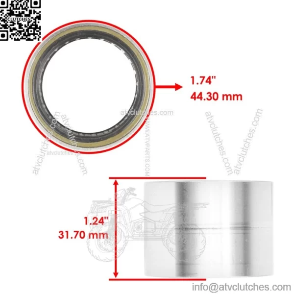 Primary Drive Clutch Kit for Polaris General 1000 Deluxe EPS 2018-2023 / 1323241 (For: Polaris) - Image 4