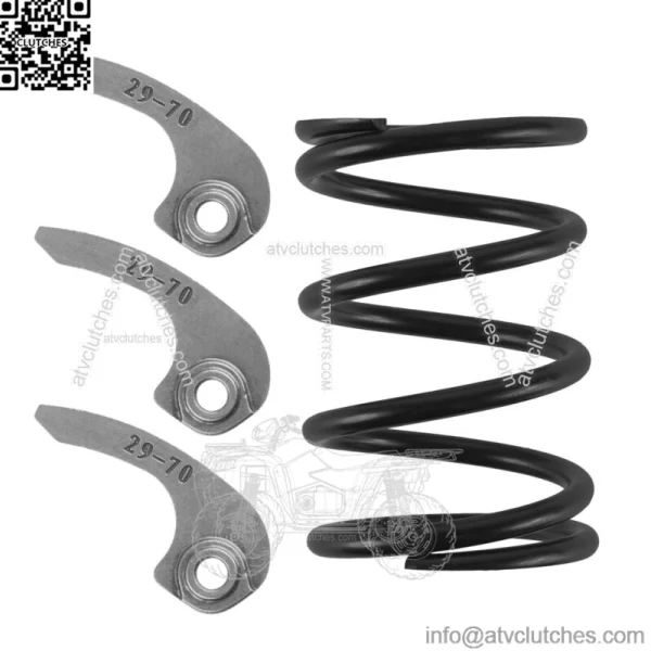Clutch Weight 29-70 with Clutch Spring for Polaris RZR S4 1000 2019-2020 (For: Polaris) - Image 4