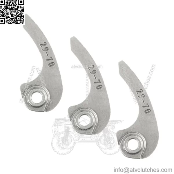 3 Primary Drive Clutch Weight 29-70 Fits Polaris RZR XP 4 1000 2017-2021 5633321 (For: Polaris) - Image 4