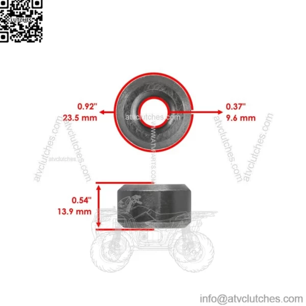 Secondary Cluth Roller Fits Polaris RZR XP 4 900/ RZR XP 900 2012 2013 5434534 (For: Polaris) - Image 2