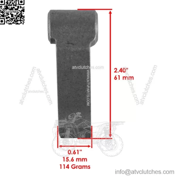 3x Clutch Weight for Polaris Ranger 1000 Crew BC 49/50S 2019 NEW 1323565 5142247 (For: Polaris) - Image 2
