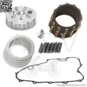 For Honda TRX450ER 06-09 / 12-14 Clutch Basket Plates Kit & Gasket CNC Billet