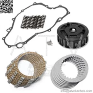 Clutch Basket Plates Springs Gasket for Yamaha YFZ450 2007-2009 2012-2013