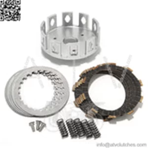 CNC Clutch Basket Plates Springs Kit for Yamaha Blaster 200 YFS200 1988-2006