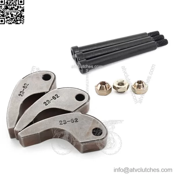 23-62 Primary Clutch Weight Shift Bolt Set for Polaris RZR 800 S / RZR 4 800 / RZR 800 2010-2014 - Image 2