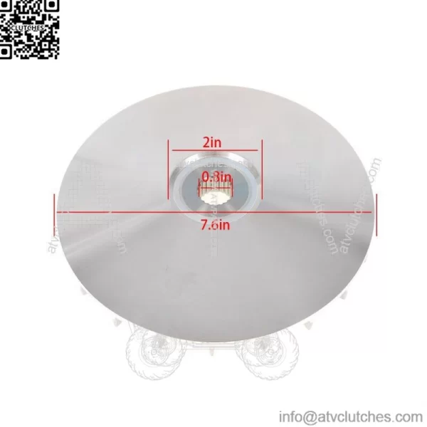 Primary Fixed Sheave for Yamaha Grizzly 700 Fi 4X4 YFM700 YFM 700 2007-2016 - Image 2