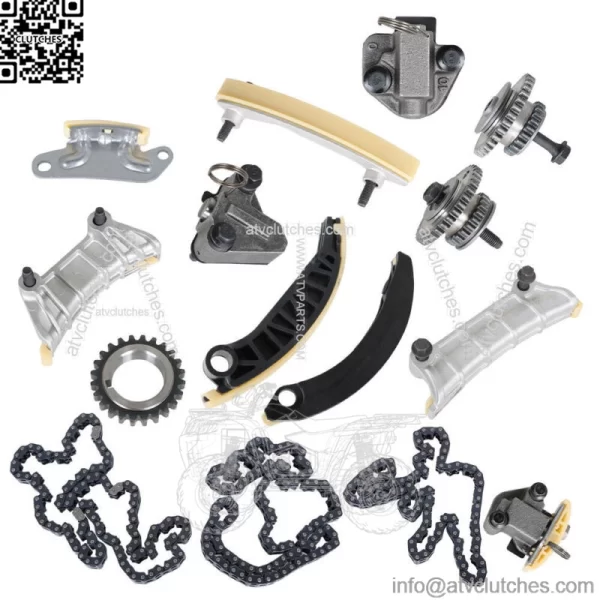 For 07-15 3.6L 3.0L Cadillac Buick Chevy Saturn Pontiac DOHC Timing Chain Kit