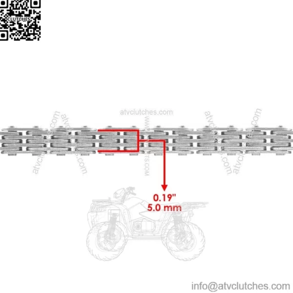 Camshaft Cam Timing Chain fits Can Am Outlander 400 / MAX 400 2x4 4x4 2003 2015 - Image 2