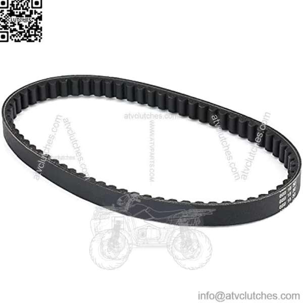 Rubber Drive Belt Black V-Belt Replaces for GY6 50CC 139QMB Scooter 669-18-30