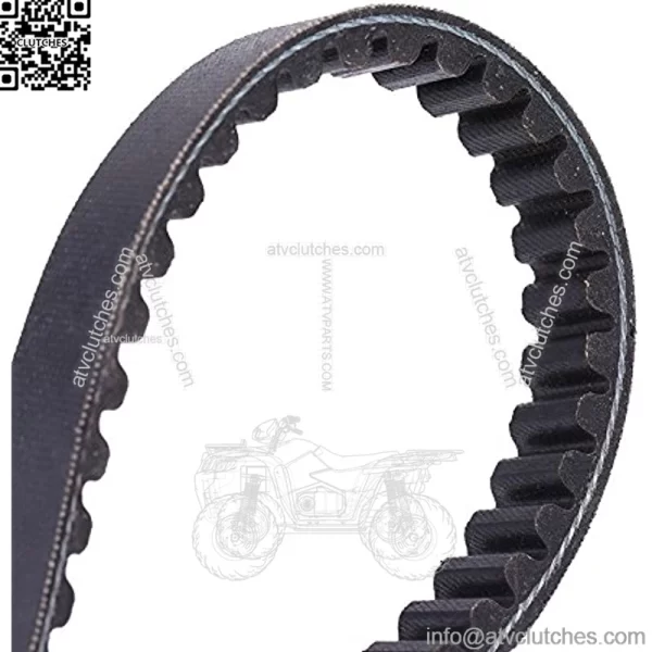Rubber Drive Belt Black V-Belt Replaces for GY6 50CC 139QMB Scooter 669-18-30 - Image 3