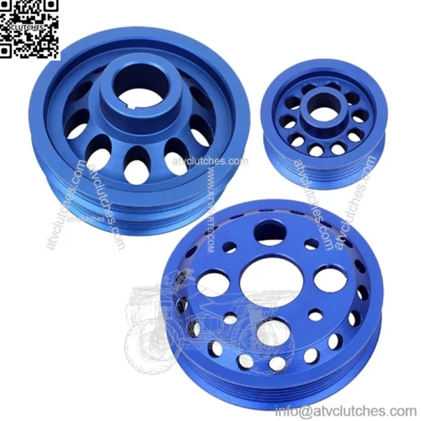 Modified pulley suitable for Nissan Z33 Z34 350Z 370Z VQ35 aluminum alloy crankshaft pulley - Image 2