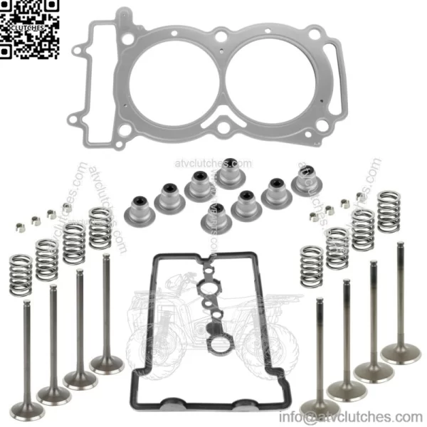 Cylinder Head Valve Gasket Kit Fits Polaris Ranger XP 1000 2017-2020 (For: Polaris)