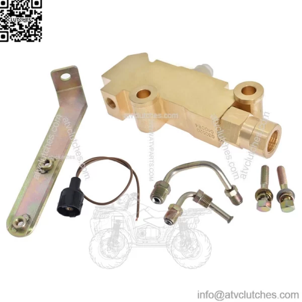 Disc Drum Brake Proportioning Valve 9/16" 1/2" Lines & Bracket PV4 Combination