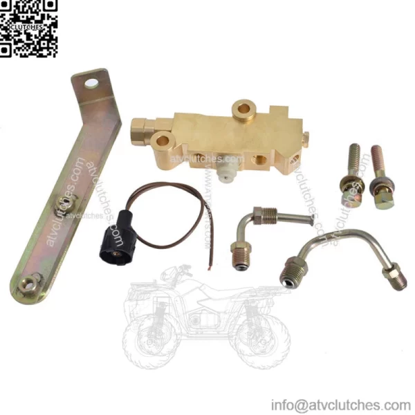 Disc Drum Brake Proportioning Valve 9/16" 1/2" Lines & Bracket PV4 Combination - Image 4