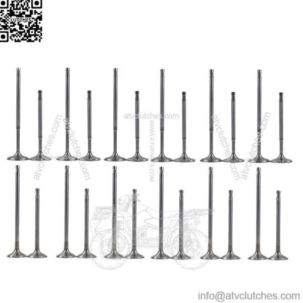 Engine Intake Exhaust Valves Fit For VW R32 Touareg CC Passat AUDI Q7 3.2 3.6 V6