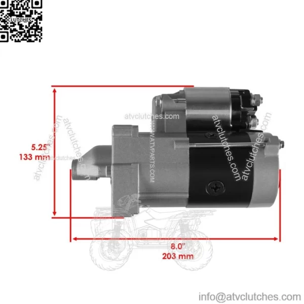 Starter Motor for John Deere XUV560 XUV560E/ S4 Gator Utility Vehicle / MIA12023 - Image 3