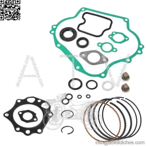 ENGINE REBUILD GASKET KIT RINGS & SEALS For KAWASAKI MULE 500 520 550 1990-2004  (For: More than one vehicle)