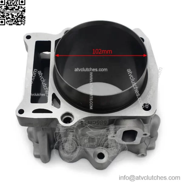 700CC ATV UTV Engine Spare Parts Universal Cylinder Block Kits with Block Piston Ring - Image 4
