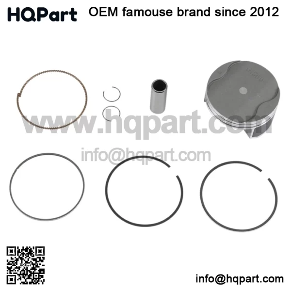 Platinum Series Piston Kit 1mm Over 86.9mm Yamaha WaveRunner FX 08-18 (For: 2015 Yamaha SVHO)