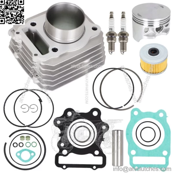 For 1988-2000 Honda FourTrax 300 TRX300 2x4 Cylinder Top End Rebuild Kit (For: Honda) - Image 2