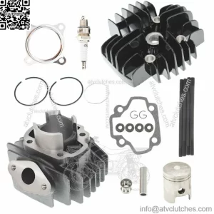 50cc Cylinder Piston Gasket Head Top End Kit for Yamaha PW50 1981-2018 NEW