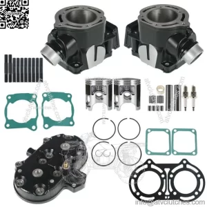 For Yamaha Banshee 350 1987-2006 Cylinder Head Piston Gasket Top End Kit ATV