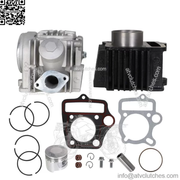 For 1993-2005 Honda TRX90 Sportrax 90CC Top End Rebuild Kit Cylinder Head Piston - Image 2