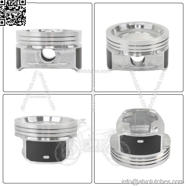 2 Cast Aluminium Cylinder Piston Kit for Polaris Sportsman 800 EFI 2005-2014 - Image 4