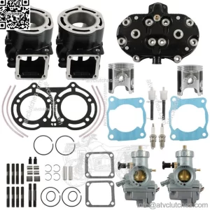 1987-2006 Cylinder Head Piston Gasket Top End Kit for Yamaha Banshee 350