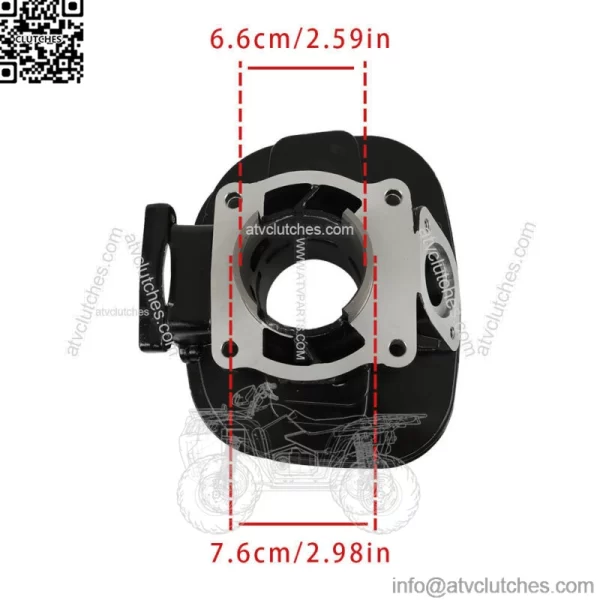 Piston Cylinder Crank Motor Rebuild FOR Yamaha Blaster 200 66 Gasket Seal Kit - Image 2