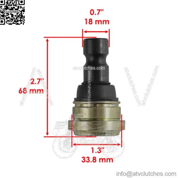 2 Front Suspension Lower or Upper Ball Joint For Polaris RZR XP 4 1000 2014-2020 (For: Polaris) - Image 2