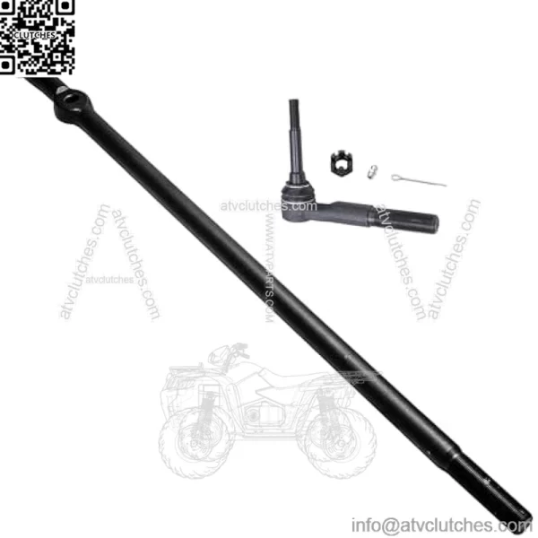 4WD Front 9pc Suspension Kit for 05-16 Ford F-250 F-350 Super Duty 4 Ball Joints 2 Outer Tie Rods 1 Outer Steering Tie Rod at Pitman Arm 1 Adjustment Sleeve 1 Center Link Replacement - Image 3