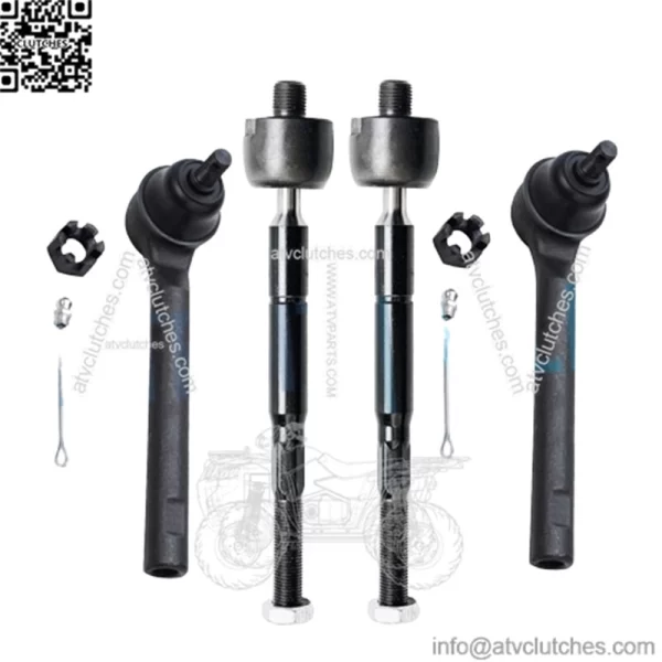 Front Outer Inner Tie Rod End for 2005 2006 2007 2008 2009 2010 Honda Odyssey