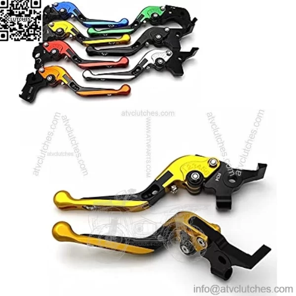 Accessories Motorcycle Adjustable Brake Clutch Levers Folding Extendable for Honda PCX 125/150 PCX125 PCX150 PCX-125 PCX-150 - (Color: Sliver-02) - Image 2