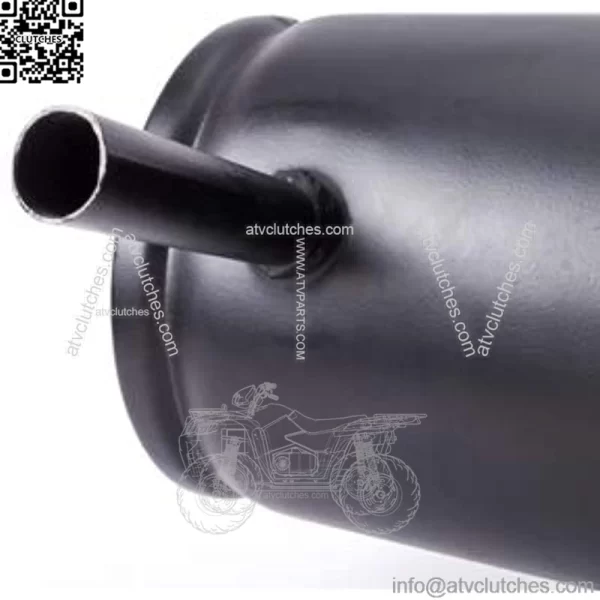 EZGO (76-87) 2 Cycle Golf Cart Muffler 14396-G1, 15460-G1, 16547-G1 - Image 4