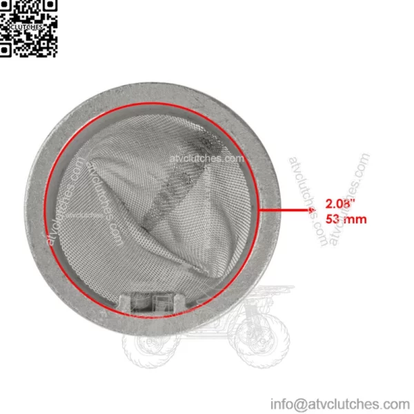 Fits Polaris RZR XP 1000/ RZR XP 4 1000 Spark Arrester Exhaust Muffler 2014-2021 (For: Polaris) - Image 3